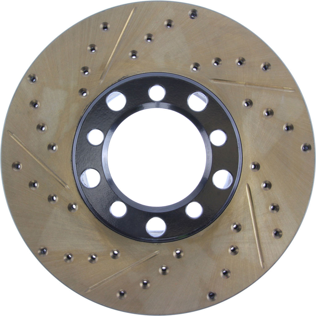 Stoptech 127.35008CR - Sportstop Cryo Drilled and Slotted Brake Rotor