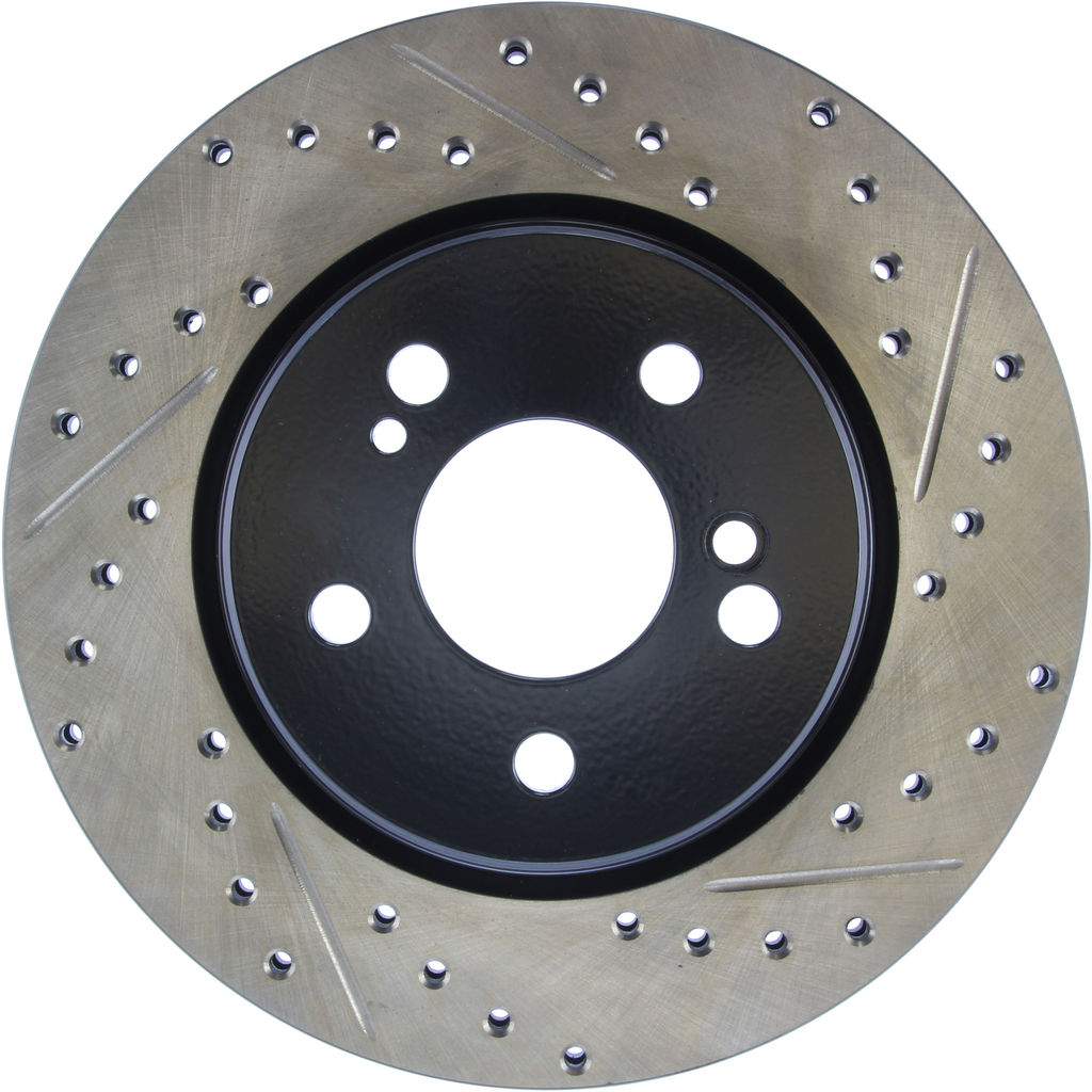 Stoptech 127.35030CL - Sportstop Cryo Drilled and Slotted Brake Rotor