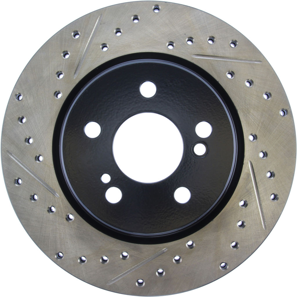 Stoptech 127.35030CR - Sportstop Cryo Drilled and Slotted Brake Rotor