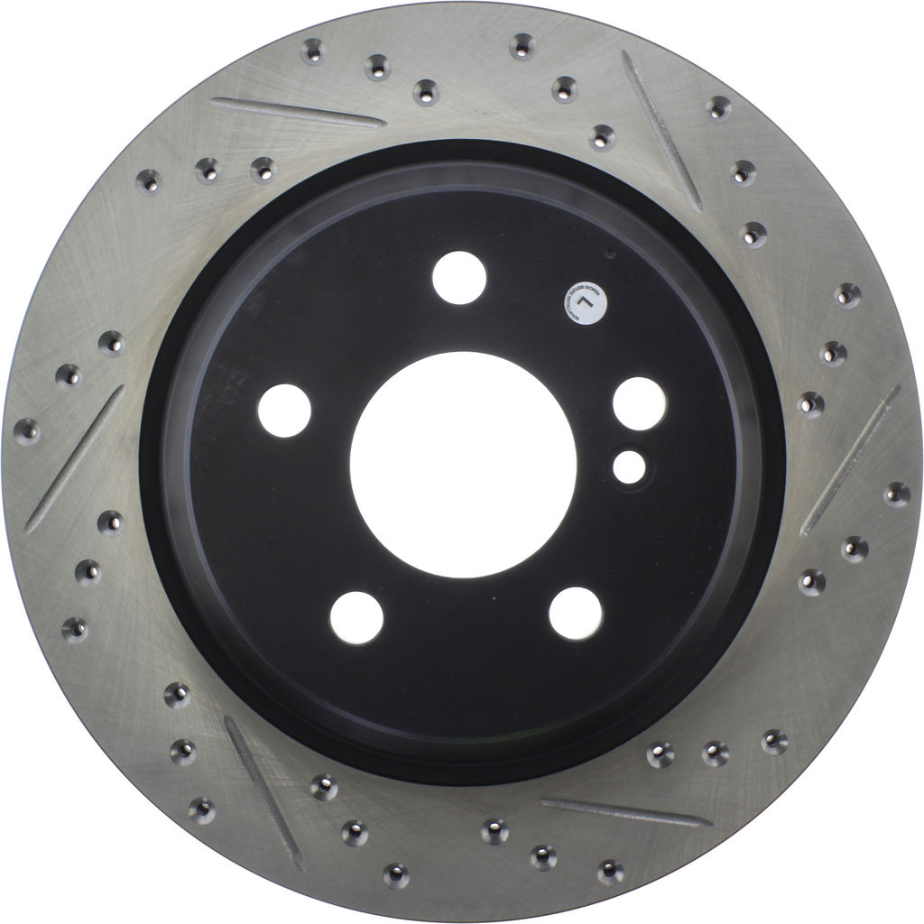 Stoptech 127.35063CL - Sportstop Cryo Drilled and Slotted Brake Rotor