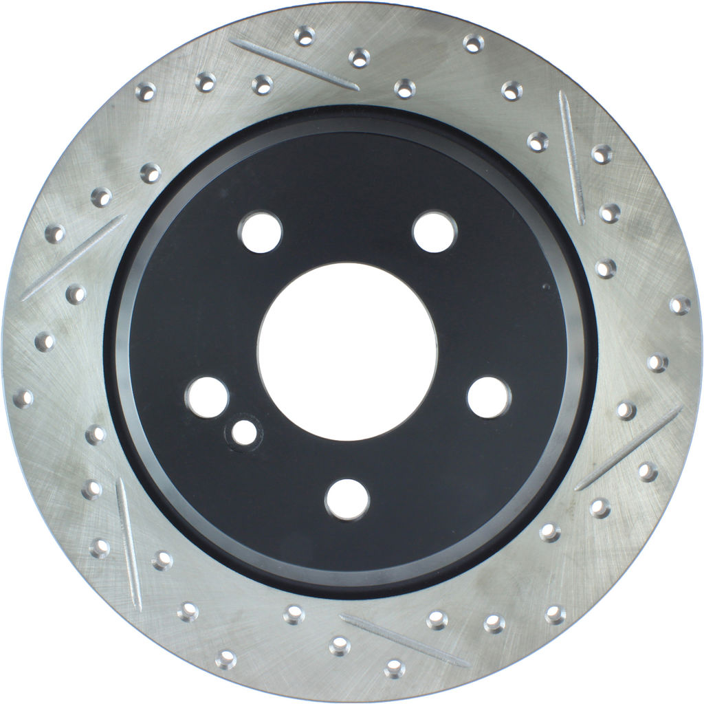 Stoptech 127.35098CL - Sportstop Cryo Drilled and Slotted Brake Rotor