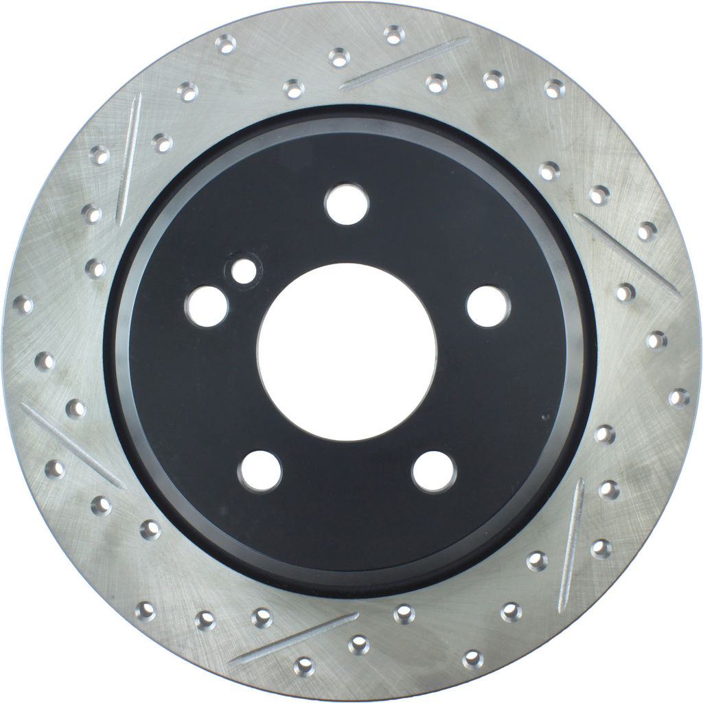 Stoptech 127.35098CR - Sportstop Cryo Drilled and Slotted Brake Rotor
