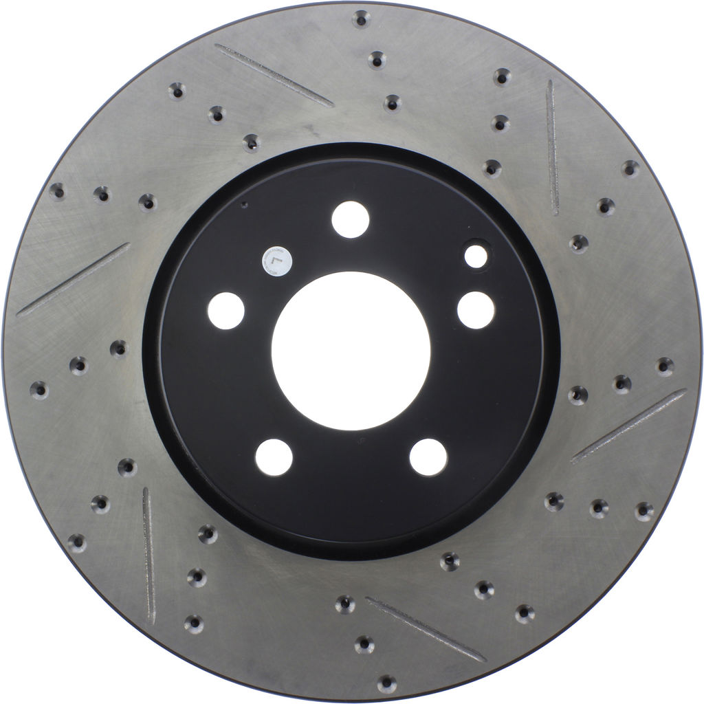 Stoptech 127.35110CL - Sportstop Cryo Drilled and Slotted Brake Rotor