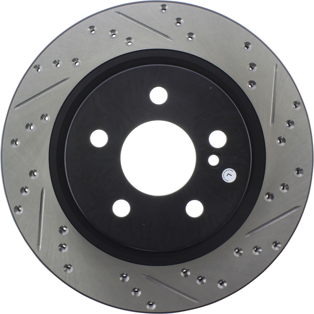 Stoptech 127.35115CL - Sportstop Cryo Drilled and Slotted Brake Rotor