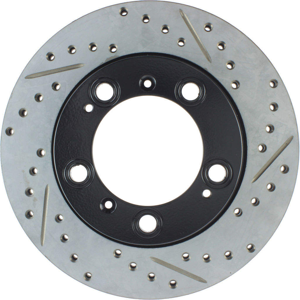 Stoptech 127.37031CL - Sportstop Cryo Drilled and Slotted Brake Rotor