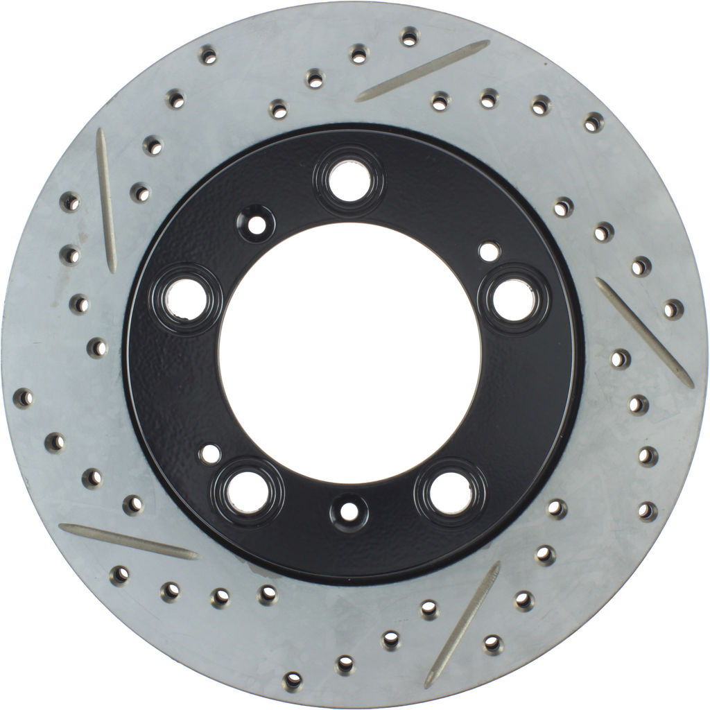 Stoptech 127.37031CR - Sportstop Cryo Drilled and Slotted Brake Rotor