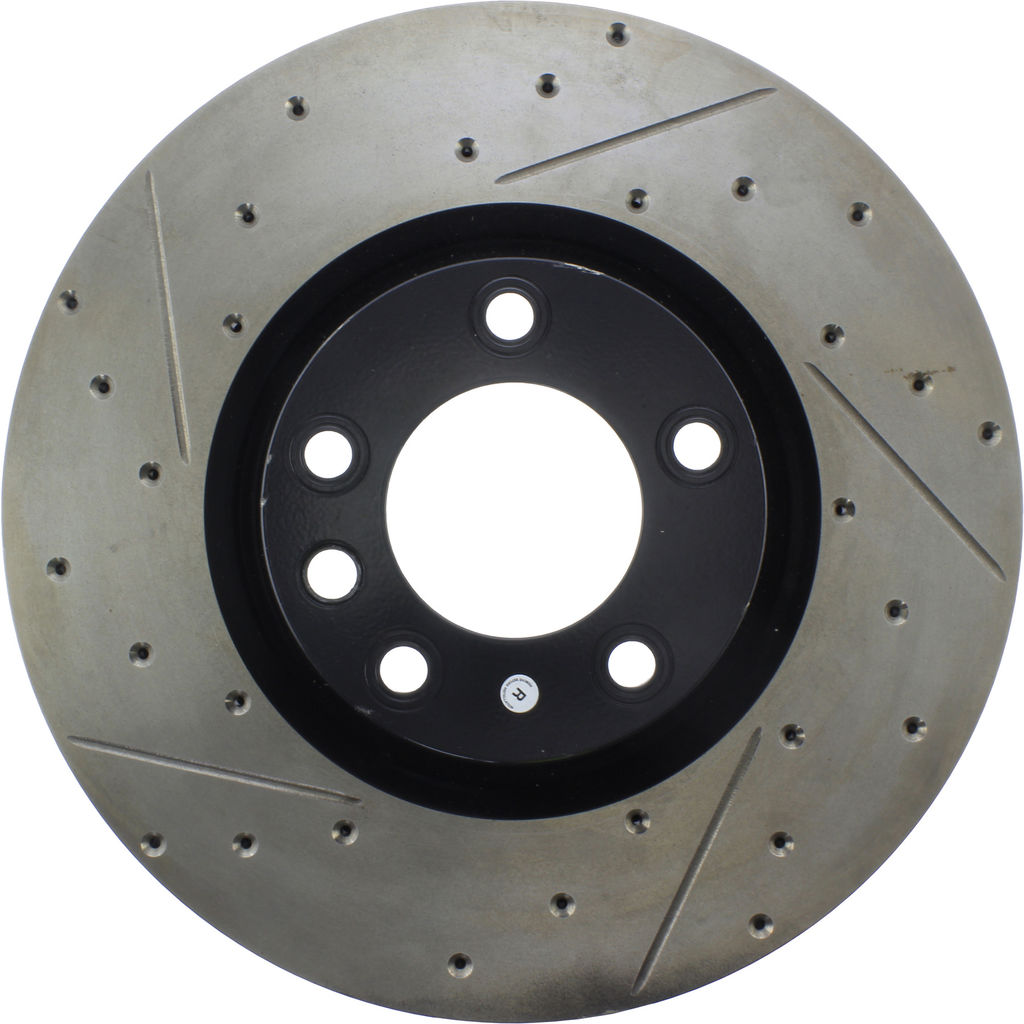 Stoptech 127.37056R - Sport Drilled and Slotted Brake Rotor
