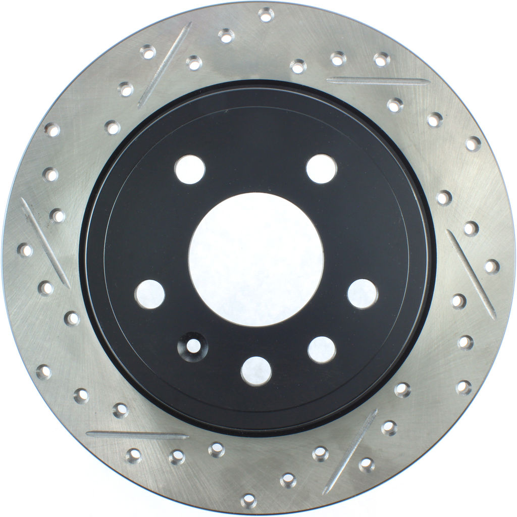 Stoptech 127.38013R - Sport Drilled and Slotted Brake Rotor