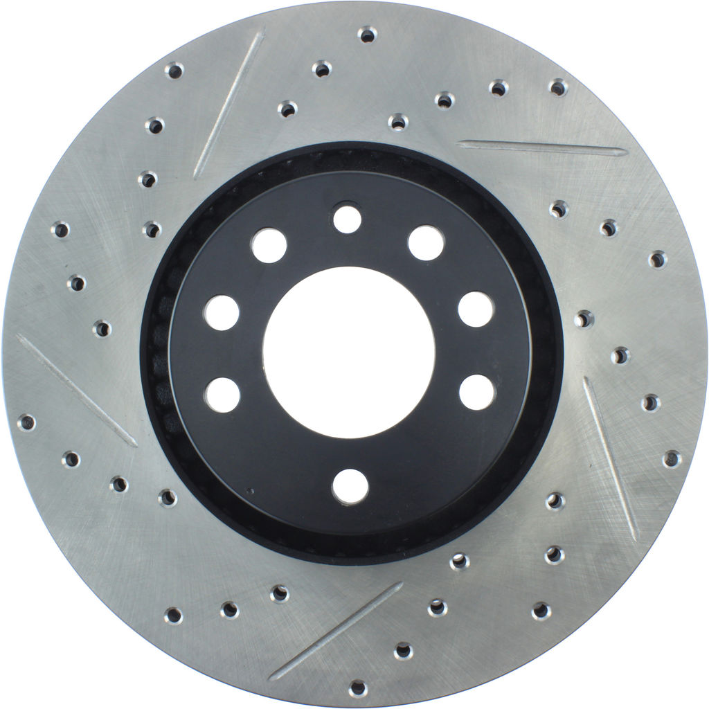 Stoptech 127.38014R - Sport Drilled and Slotted Brake Rotor