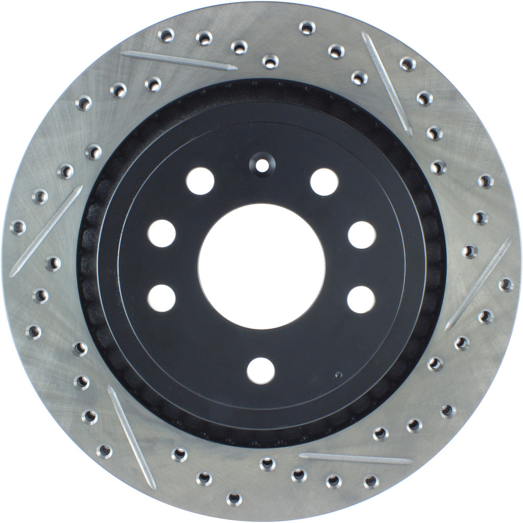 Stoptech 127.38019L - Sport Drilled and Slotted Brake Rotor