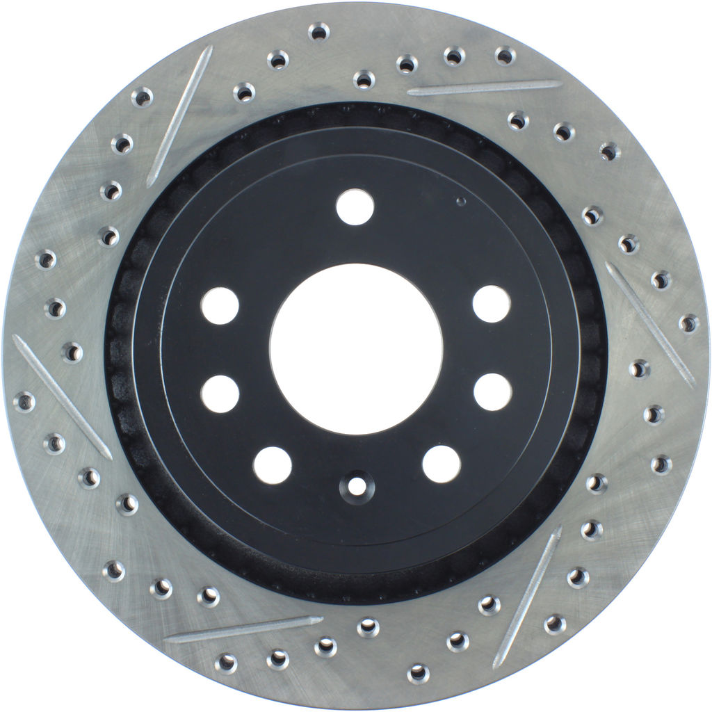 Stoptech 127.38019R - Sport Drilled and Slotted Brake Rotor