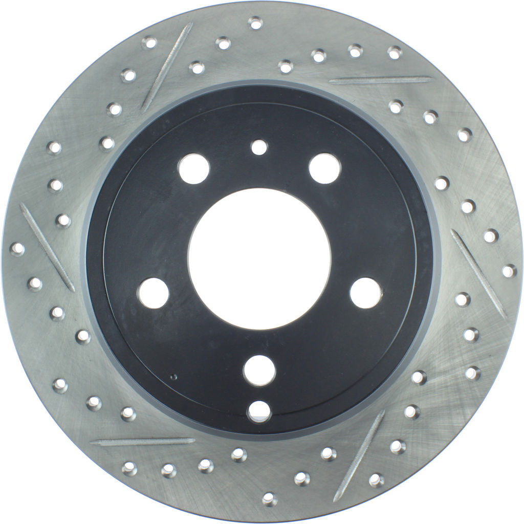 Stoptech 127.39020CR - Sportstop Cryo Drilled and Slotted Brake Rotor