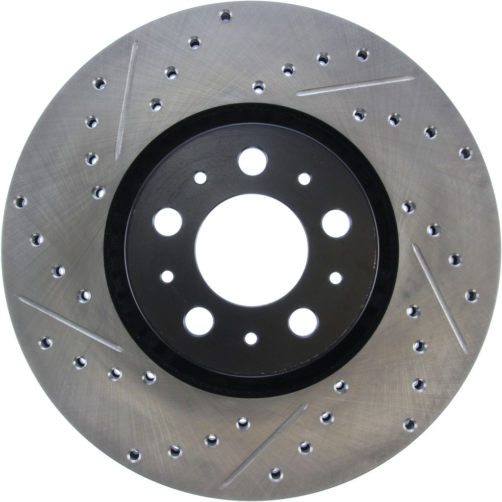 Stoptech 127.39032CR - Sportstop Cryo Drilled and Slotted Brake Rotor