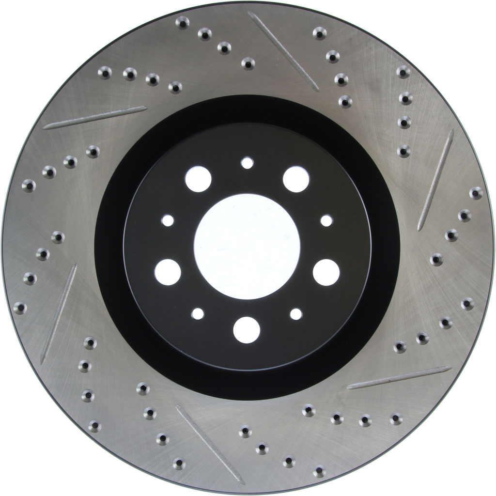 Stoptech 127.39035L - Sport Drilled and Slotted Brake Rotor