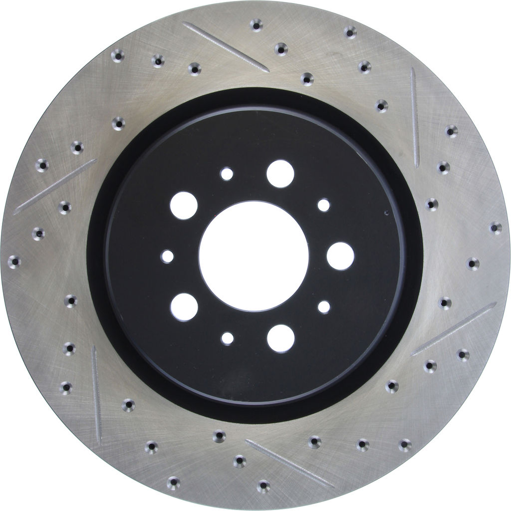 Stoptech 127.39036CL - Sportstop Cryo Drilled and Slotted Brake Rotor