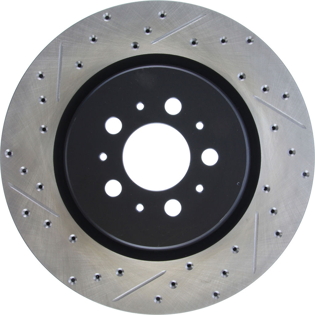 Stoptech 127.39036CR - Sportstop Cryo Drilled and Slotted Brake Rotor