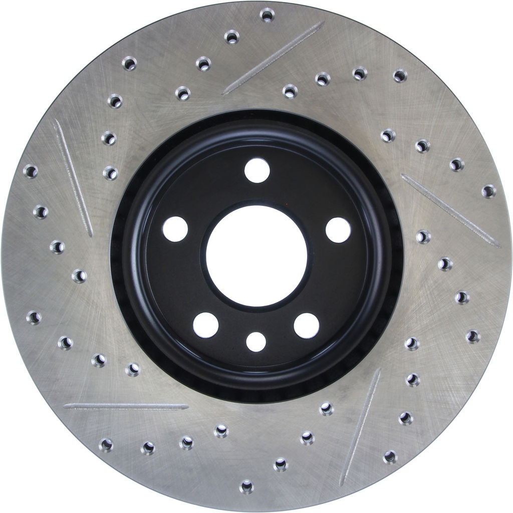 Stoptech 127.39040L - Sport Drilled and Slotted Brake Rotor