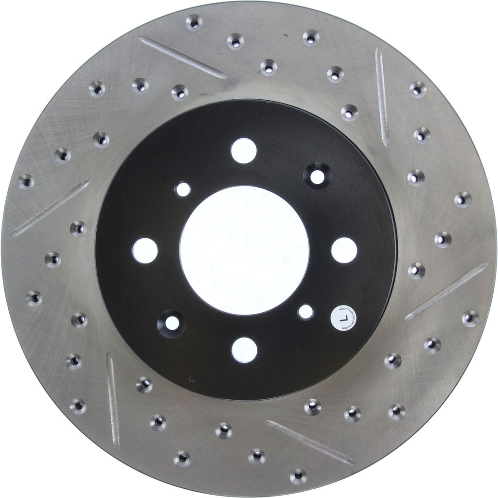 Stoptech 127.40021L - Sport Drilled and Slotted Brake Rotor