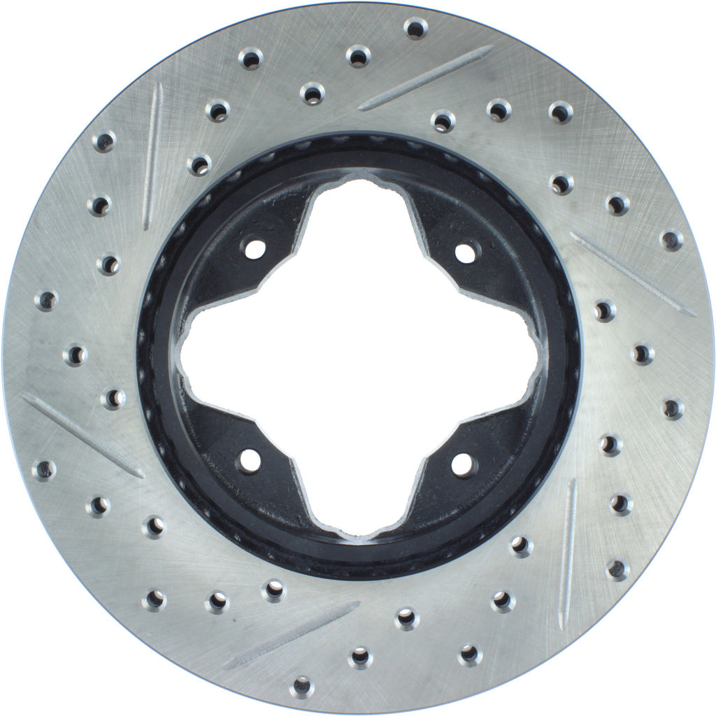 Stoptech 127.40022L - Sport Drilled and Slotted Brake Rotor