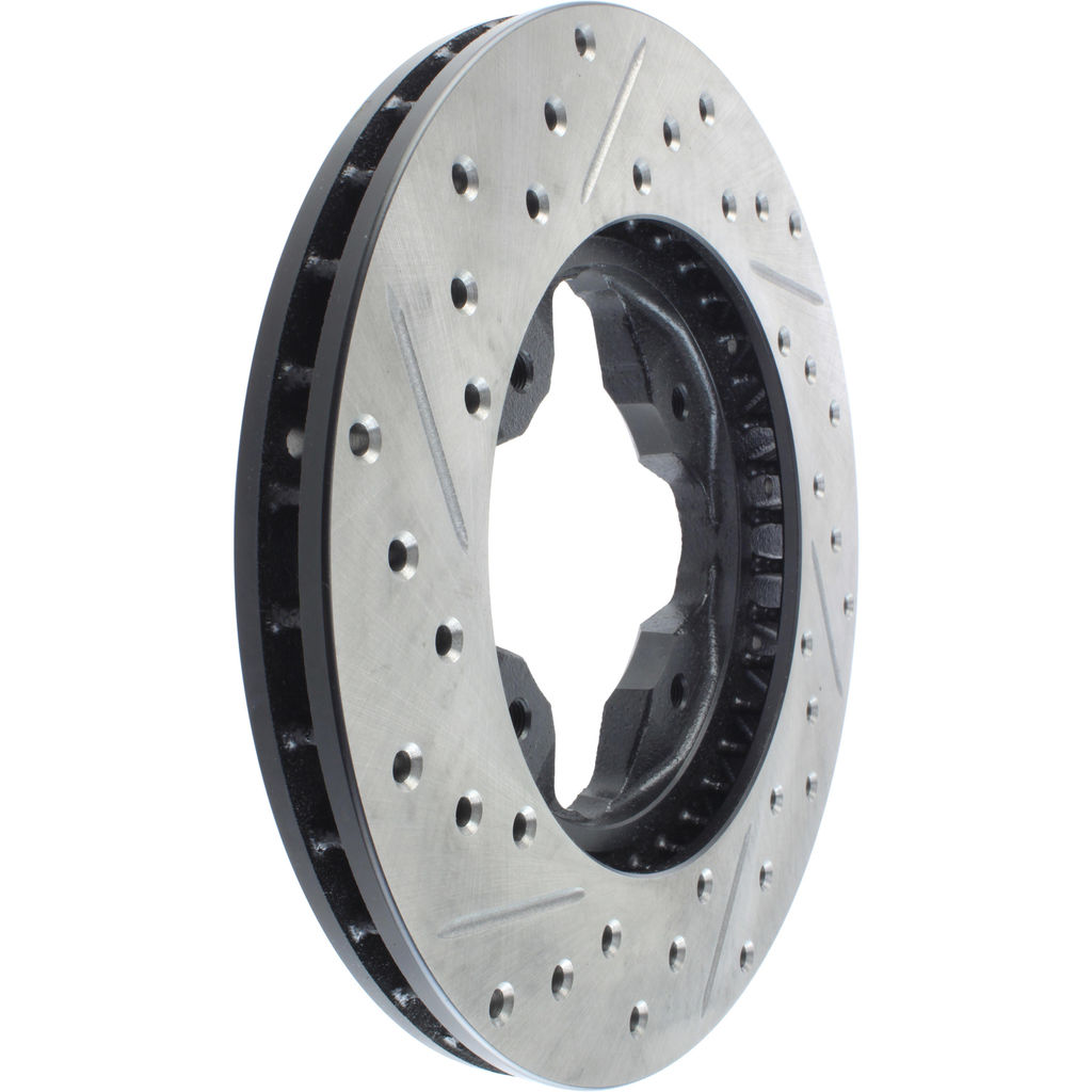 Stoptech 127.40022L - Sport Drilled and Slotted Brake Rotor