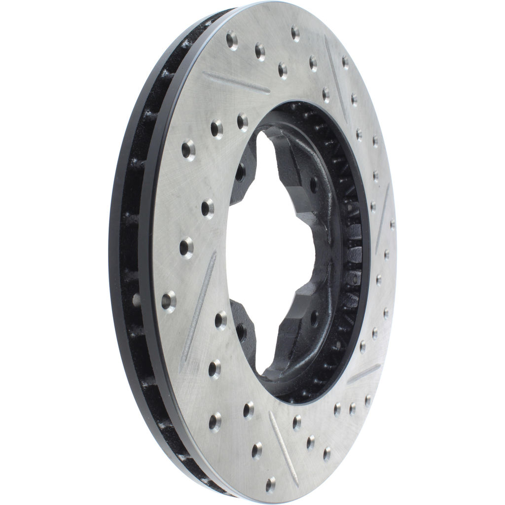 Stoptech 127.40022R - Sport Drilled and Slotted Brake Rotor