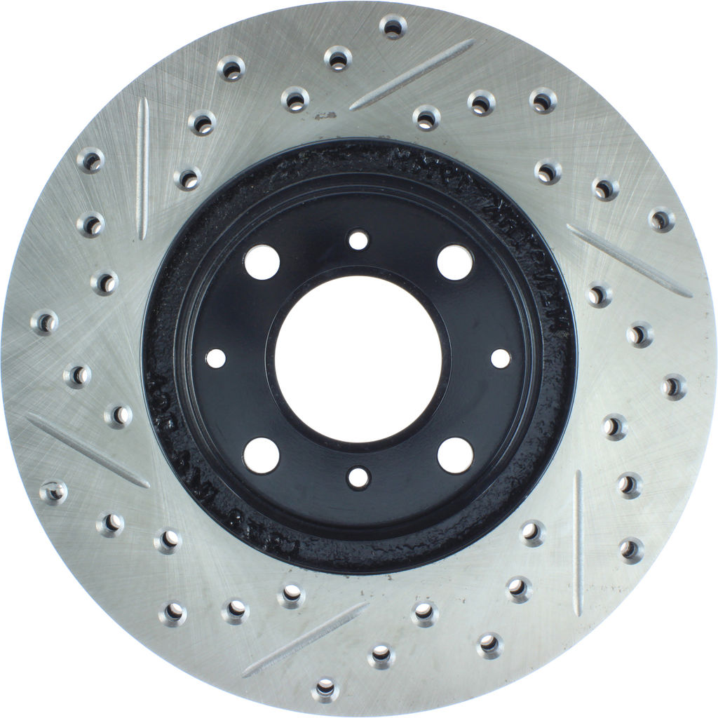 Stoptech 127.40023L - Sport Drilled and Slotted Brake Rotor
