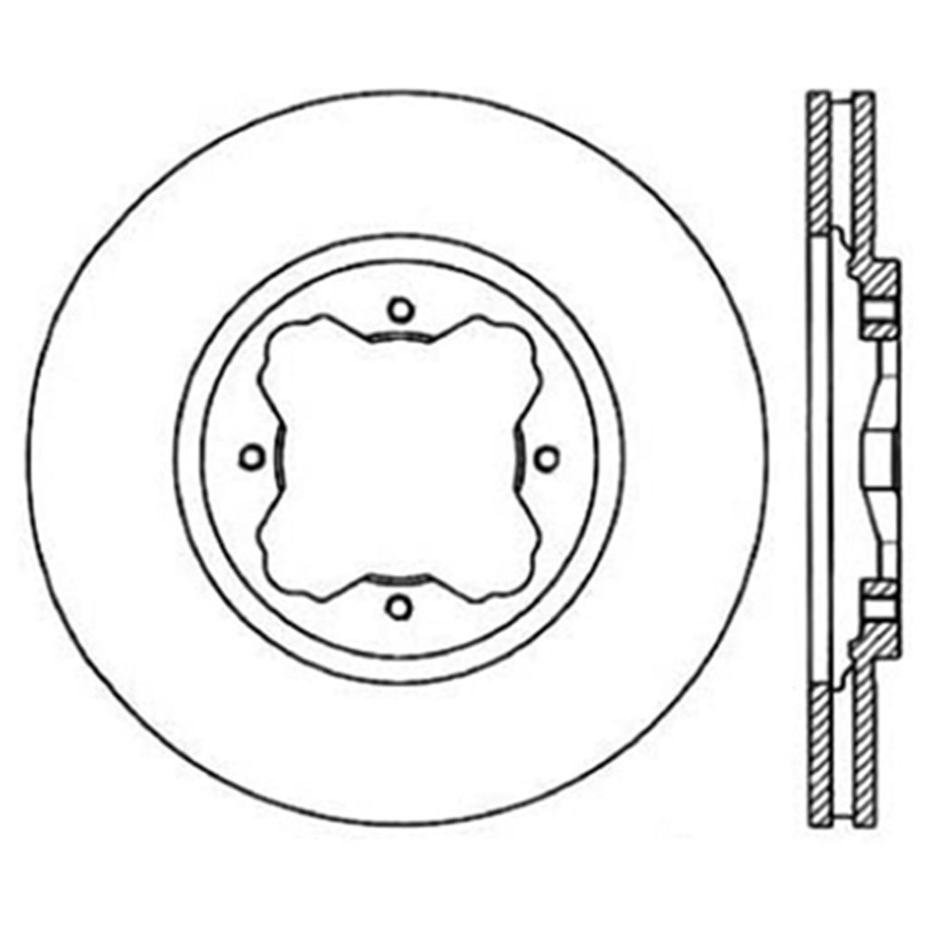 Sport Drilled and Slotted Brake Rotor