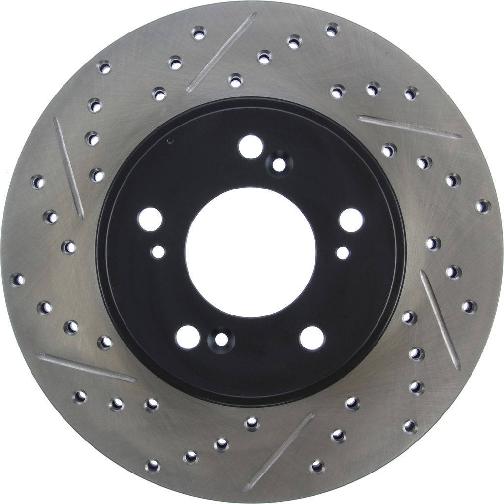 Stoptech 127.40026R - Sport Drilled and Slotted Brake Rotor