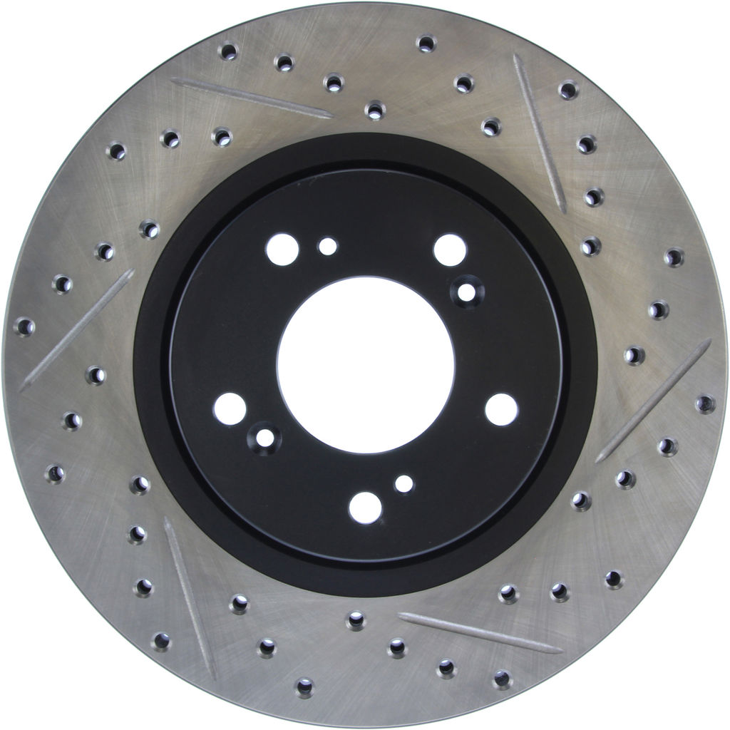 Stoptech 127.40049L - Sport Drilled and Slotted Brake Rotor