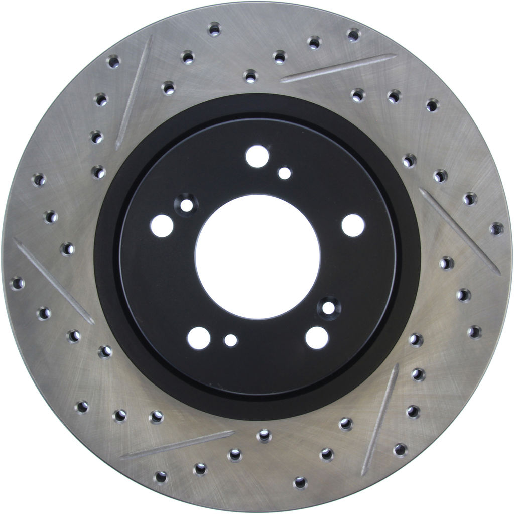 Stoptech 127.40049R - Sport Drilled and Slotted Brake Rotor
