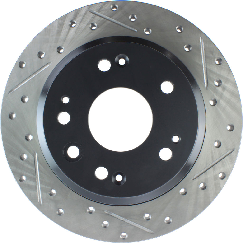 Stoptech 127.40054L - Sport Drilled and Slotted Brake Rotor