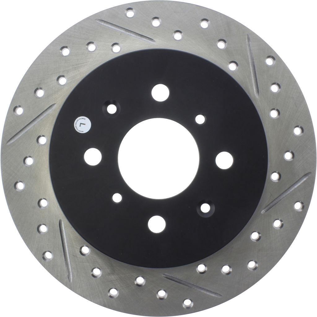 Stoptech 127.40060L - Sport Drilled and Slotted Brake Rotor