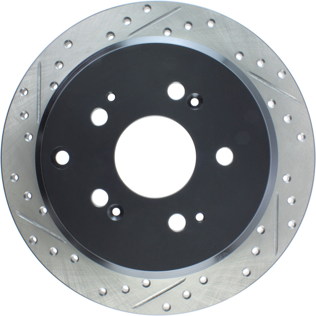Stoptech 127.40065R - Sport Drilled and Slotted Brake Rotor
