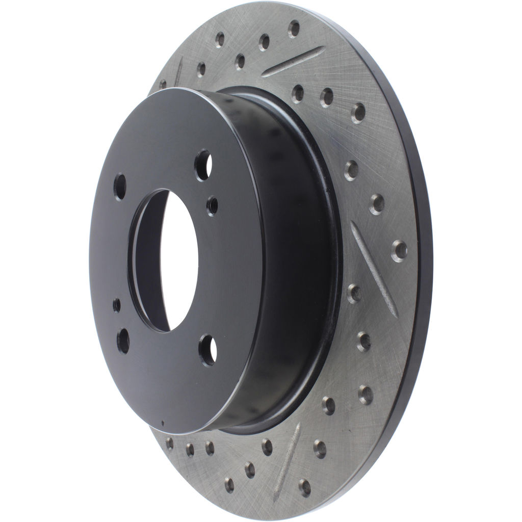 Stoptech 127.42042L - Sport Drilled and Slotted Brake Rotor