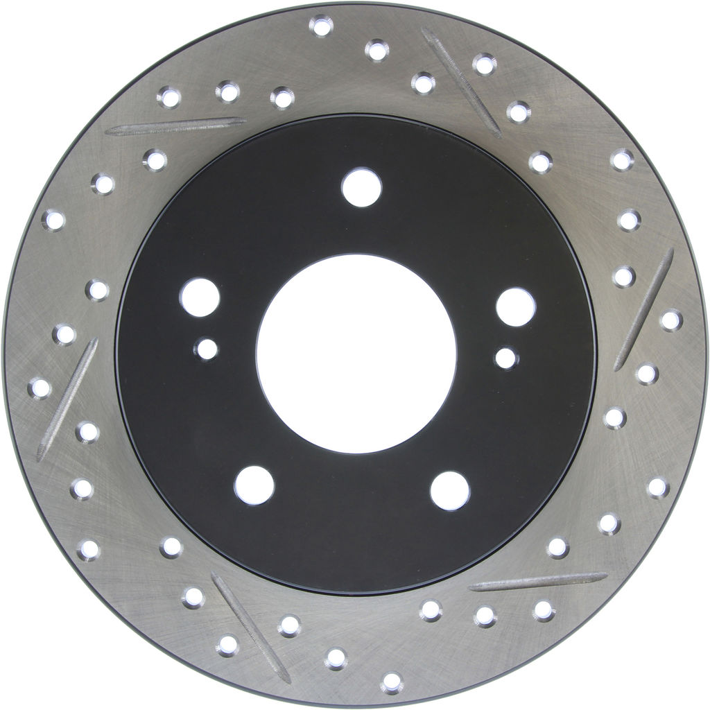 Stoptech 127.42062L - Sport Drilled and Slotted Brake Rotor