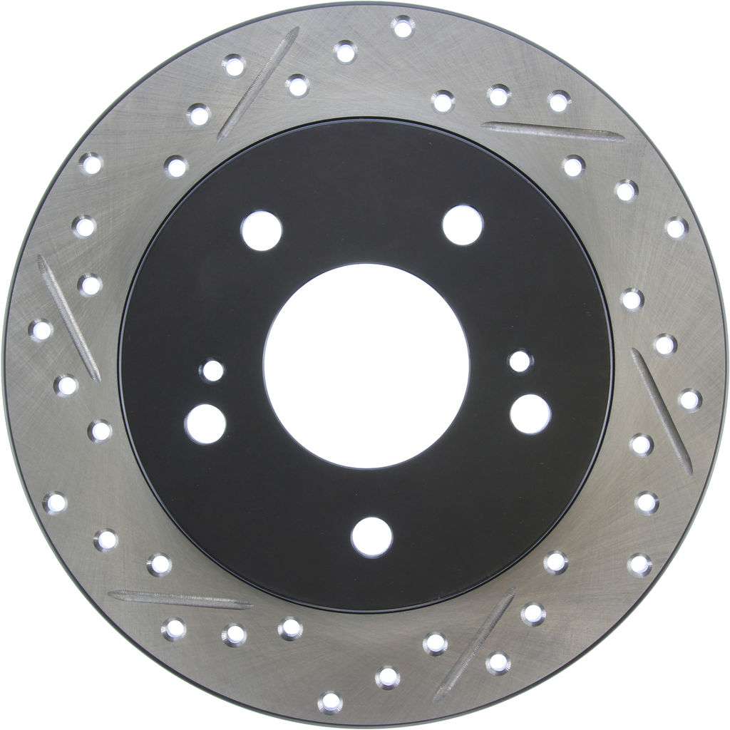 Stoptech 127.42062R - Sport Drilled and Slotted Brake Rotor