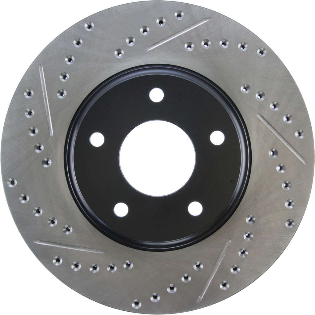 Stoptech 127.42070R - Sport Drilled and Slotted Brake Rotor