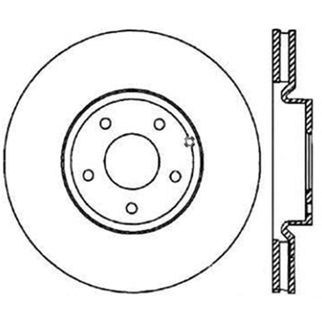Sport Drilled and Slotted Brake Rotor