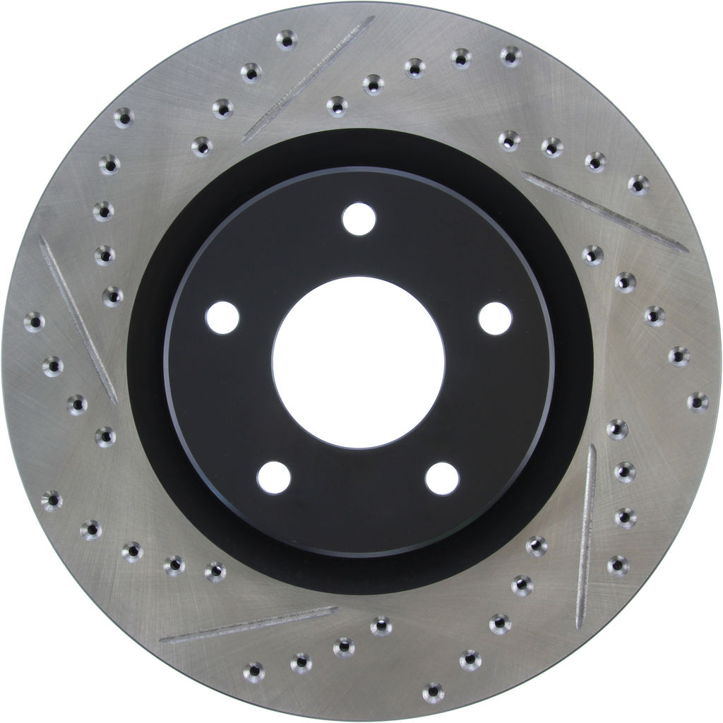 Stoptech 127.42097R - Sport Drilled and Slotted Brake Rotor