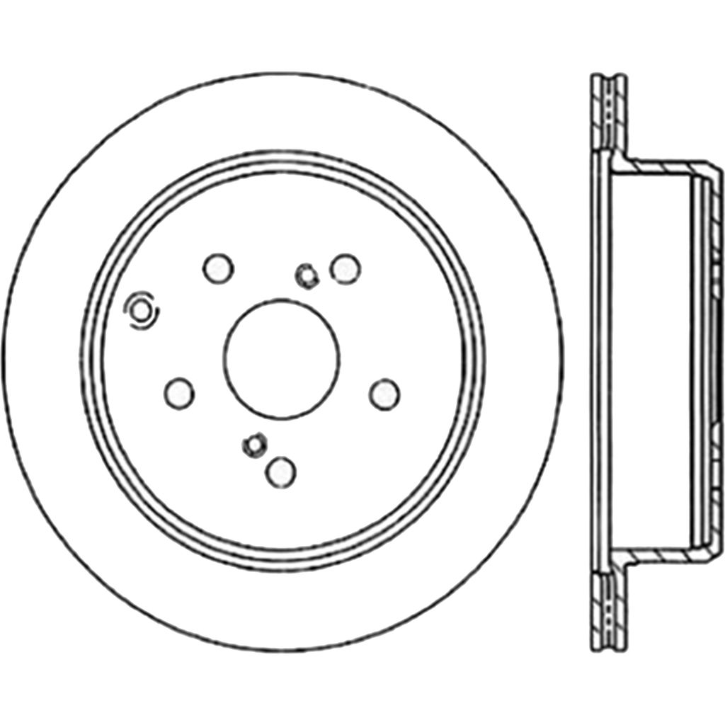 Sport Drilled and Slotted Brake Rotor