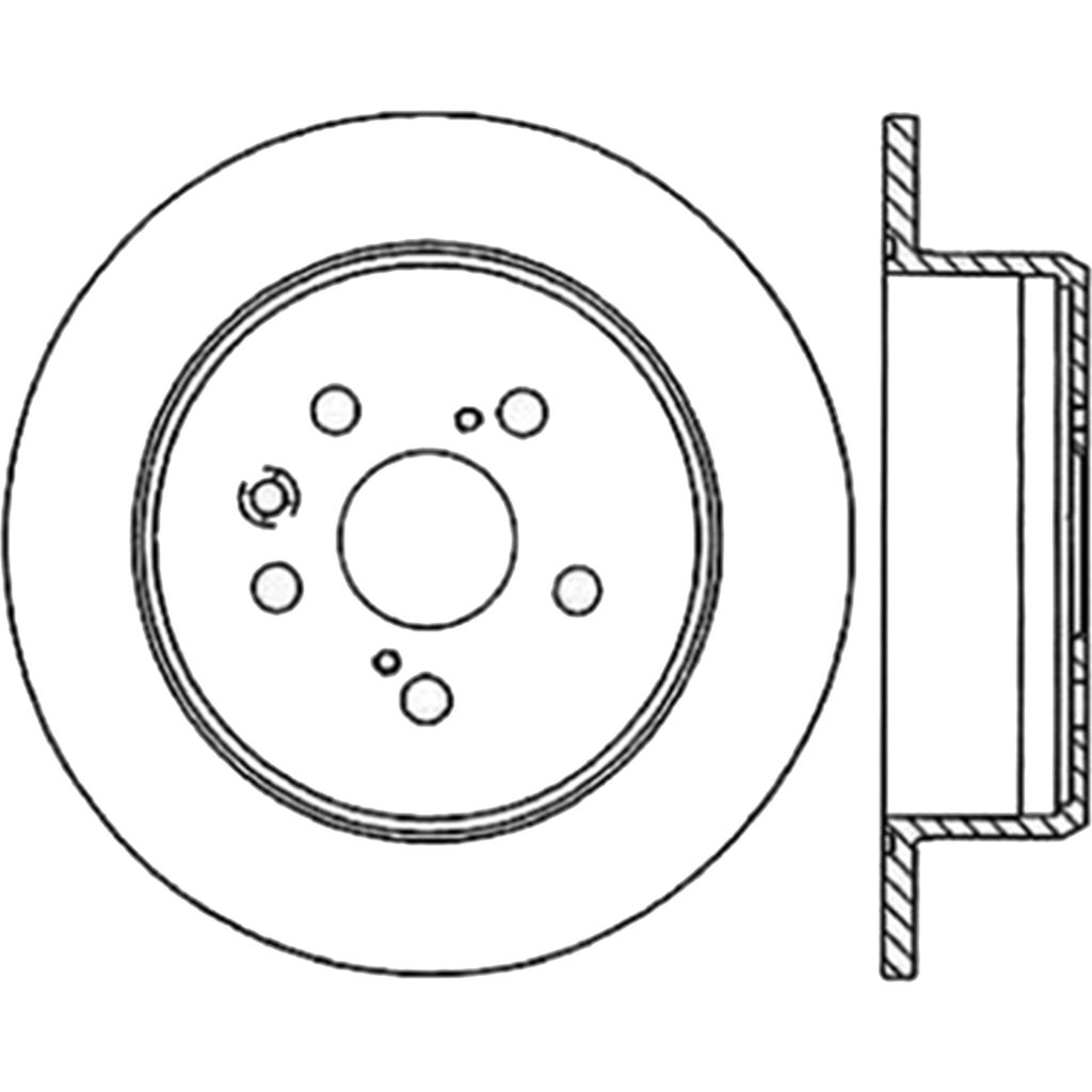 Sport Drilled and Slotted Brake Rotor