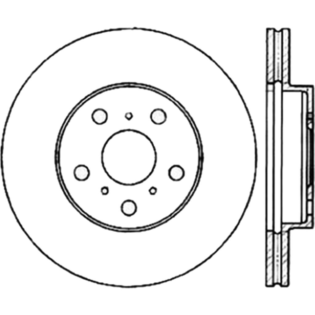Sport Drilled and Slotted Brake Rotor