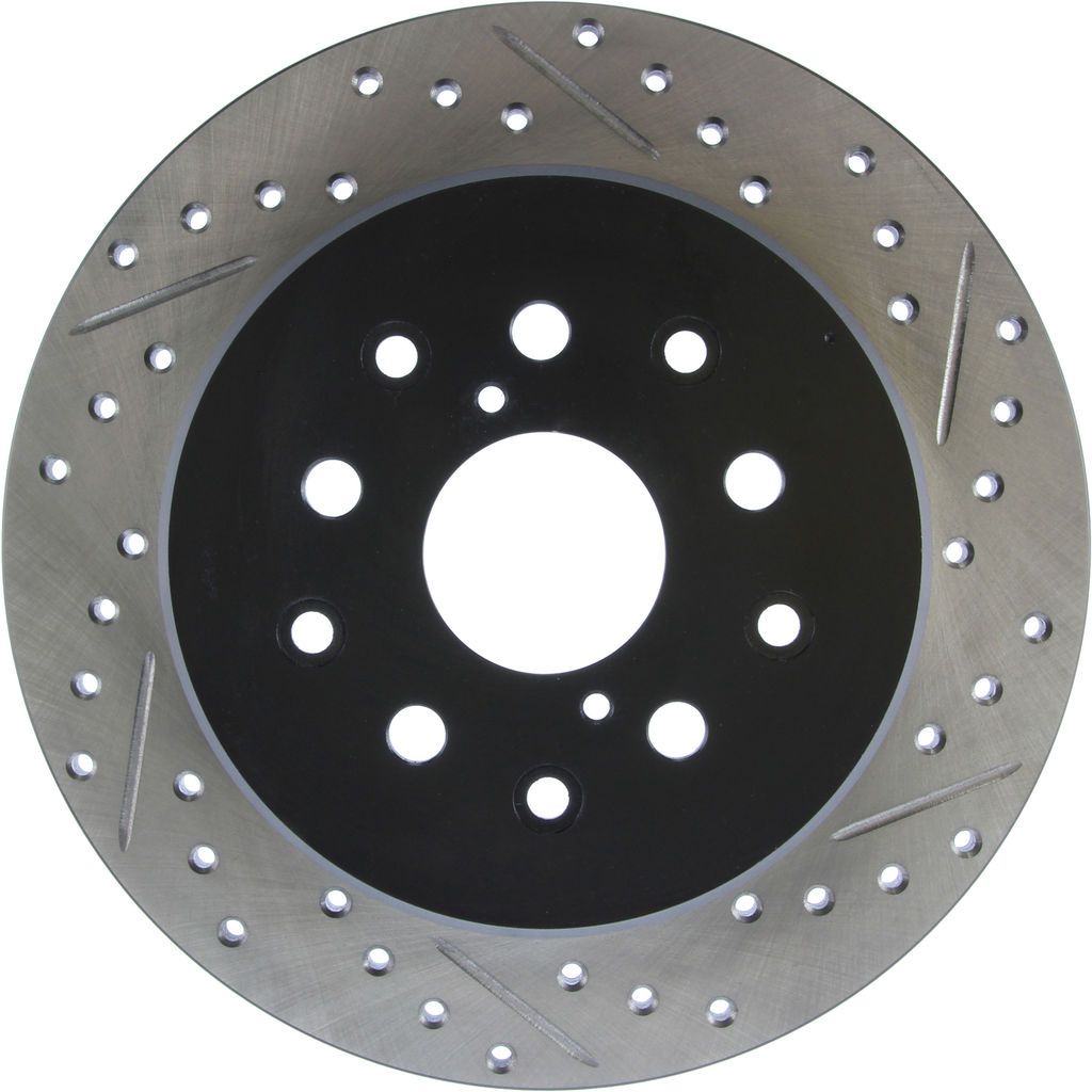 Stoptech 127.44090L - Sport Drilled and Slotted Brake Rotor