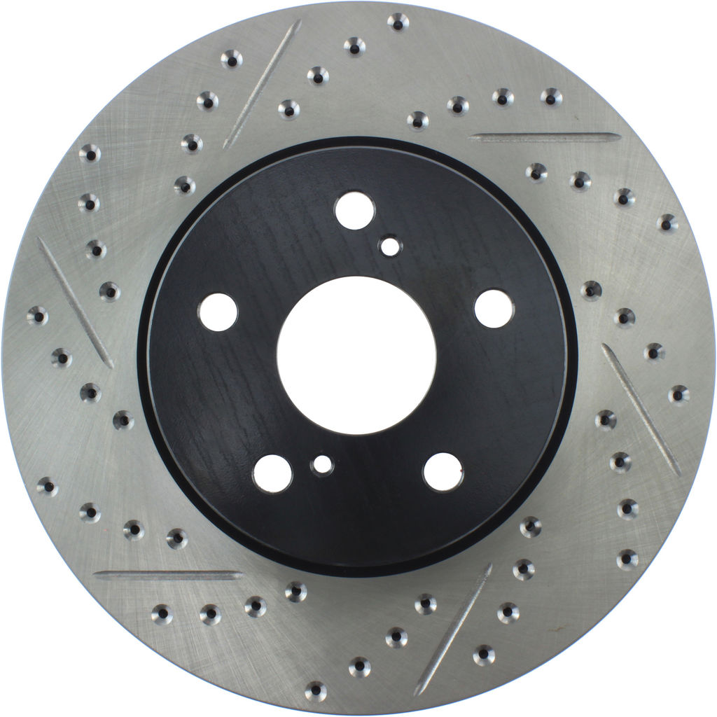 Stoptech 127.44125R - Sport Drilled and Slotted Brake Rotor