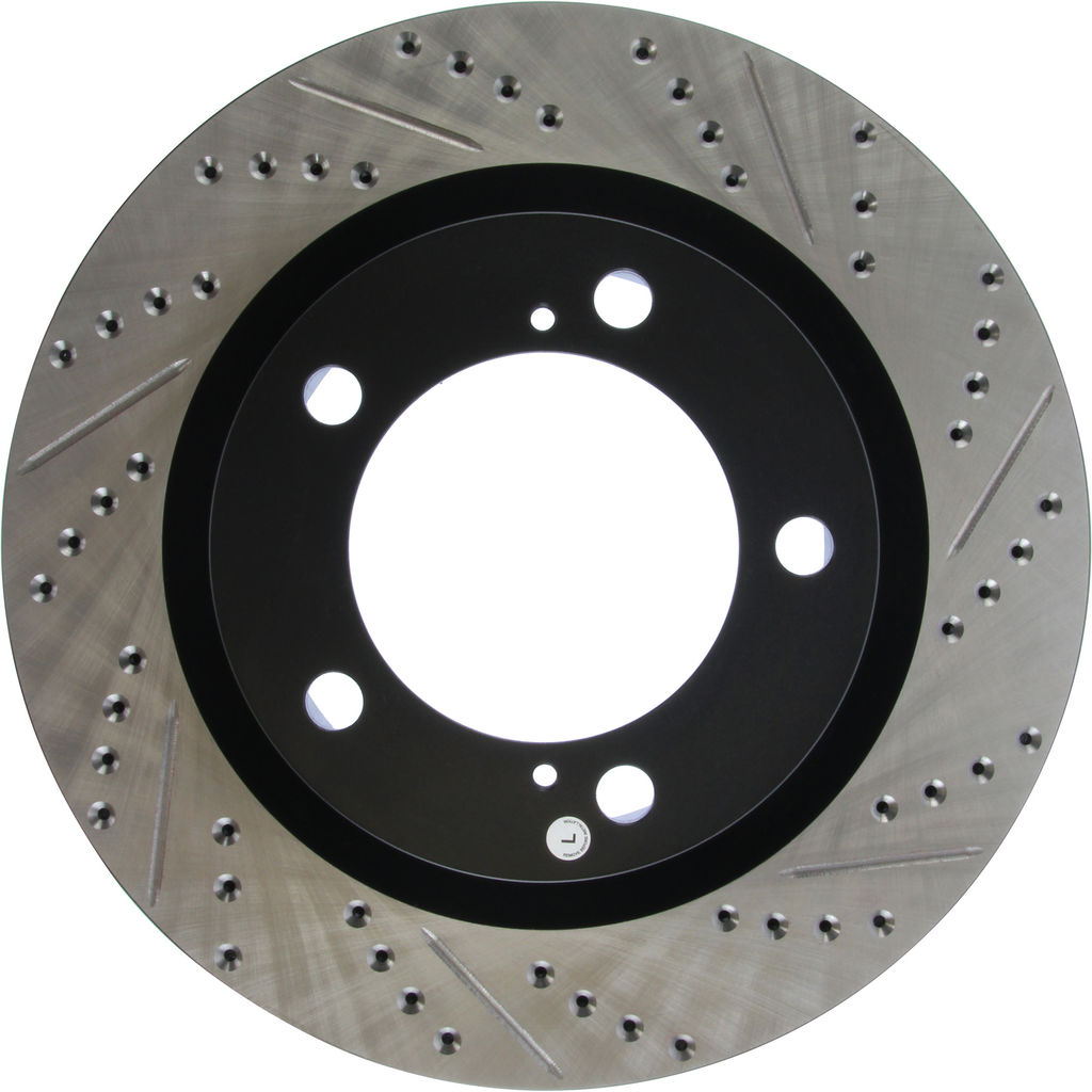 Stoptech 127.44156L - Sport Drilled and Slotted Brake Rotor
