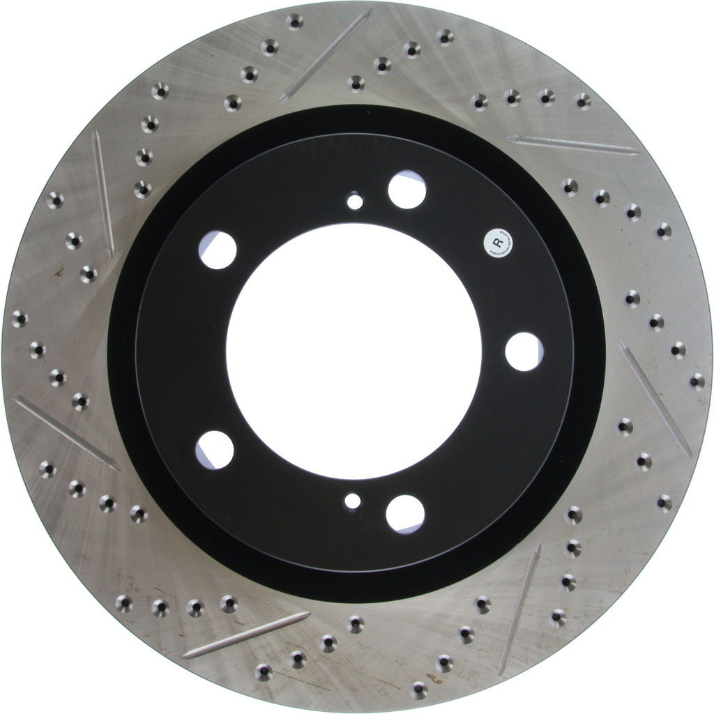 Stoptech 127.44156R - Sport Drilled and Slotted Brake Rotor