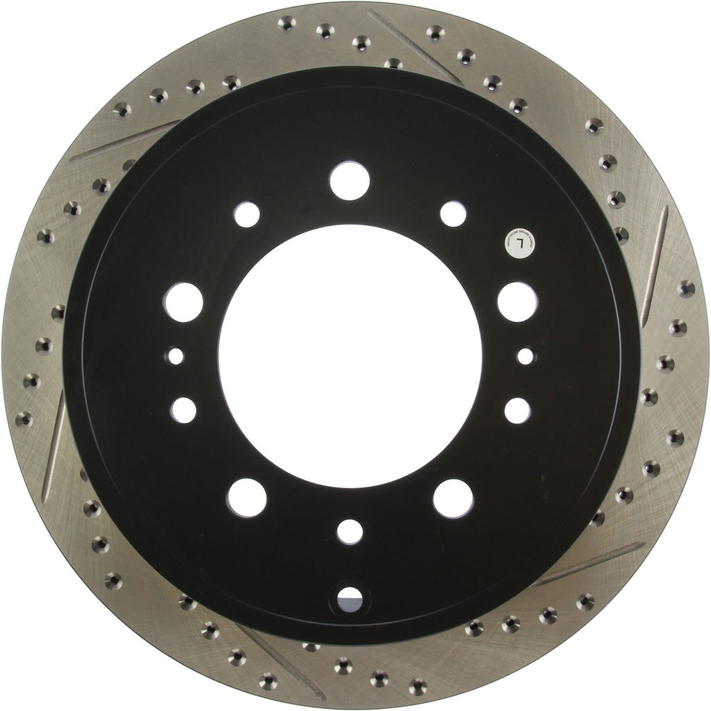 Stoptech 127.44157L - Sport Drilled and Slotted Brake Rotor