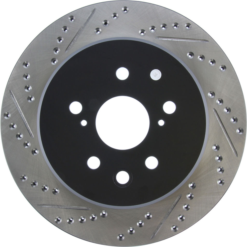 Stoptech 127.44189R - Sport Drilled and Slotted Brake Rotor