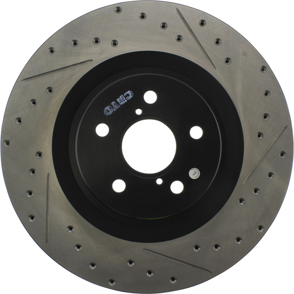 Stoptech 127.44204L - Sport Drilled and Slotted Brake Rotor