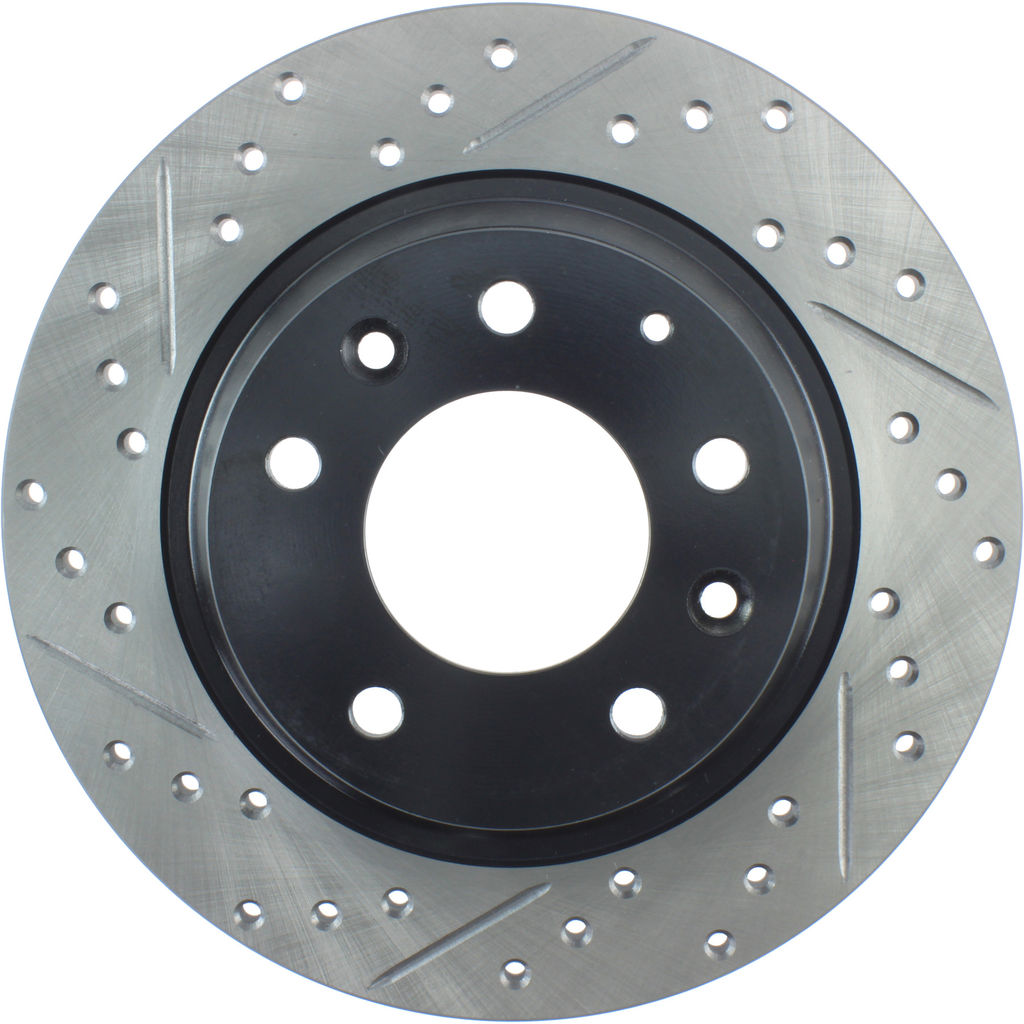 Stoptech 127.45064R - Sport Drilled and Slotted Brake Rotor